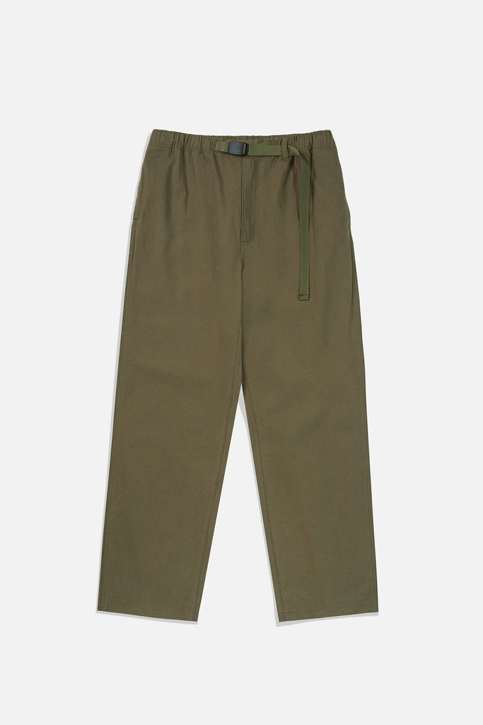 Belted Bank Pant - Olive