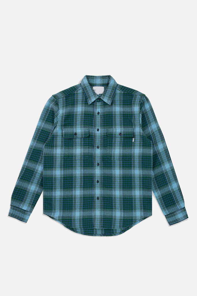 Classic Plaid Workshirt - Green Check