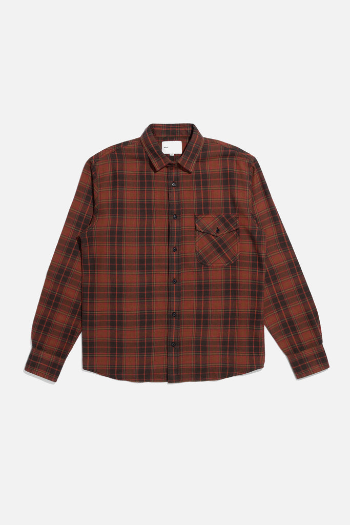 Single Pocket Workshirt - Red Black Check