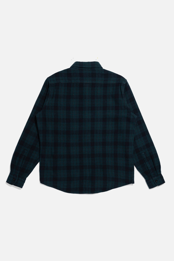 Classic Plaid Workshirt - Green Black Check