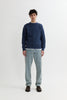 Seed Stitch Sweater - Navy