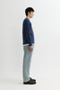 Seed Stitch Sweater - Navy