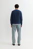 Seed Stitch Sweater - Navy